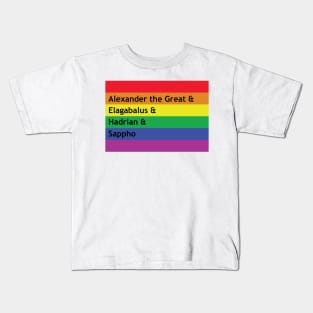 Ancient Queer Icons Kids T-Shirt